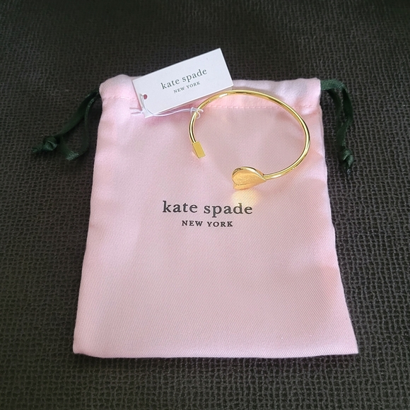 ✨️HP✨️ Kate Spade♠ Gold💛 "Heritage Spade" Cuff Bracelet - NWT - Picture 9 of 14